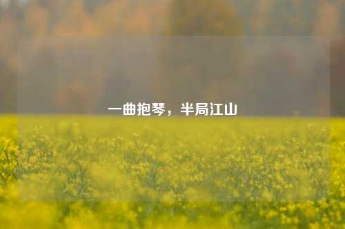 一曲抱琴，半局江山