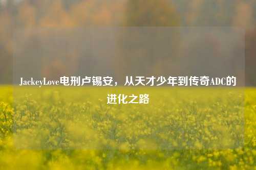 JackeyLove电刑卢锡安，从天才少年到传奇ADC的进化之路