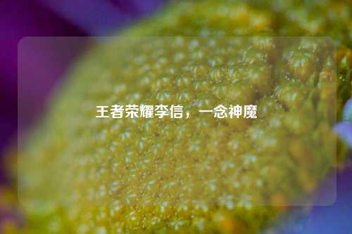 王者荣耀李信,一念神魔