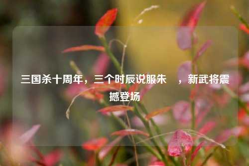 三国杀十周年，三个时辰说服朱儁，新武将震撼登场