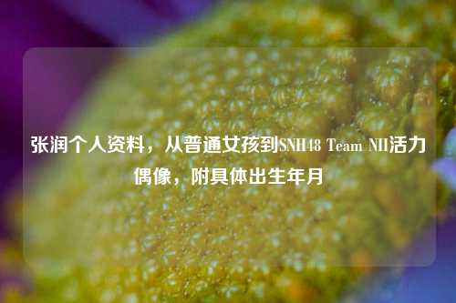 张润个人资料，从普通女孩到SNH48 Team NII活力偶像，附具体出生年月