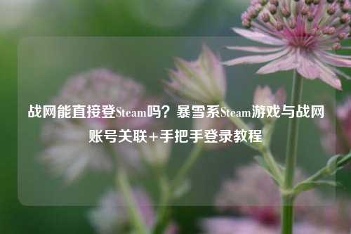 战网能直接登Steam吗？暴雪系Steam游戏与战网账号关联+手把手登录教程