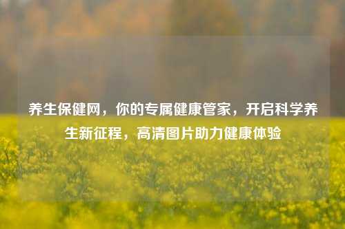养生保健网，你的专属健康管家，开启科学养生新征程，高清图片助力健康体验