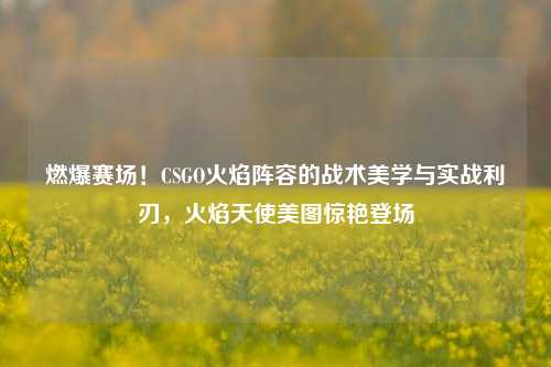 燃爆赛场！CSGO火焰阵容的战术美学与实战利刃，火焰天使美图惊艳登场